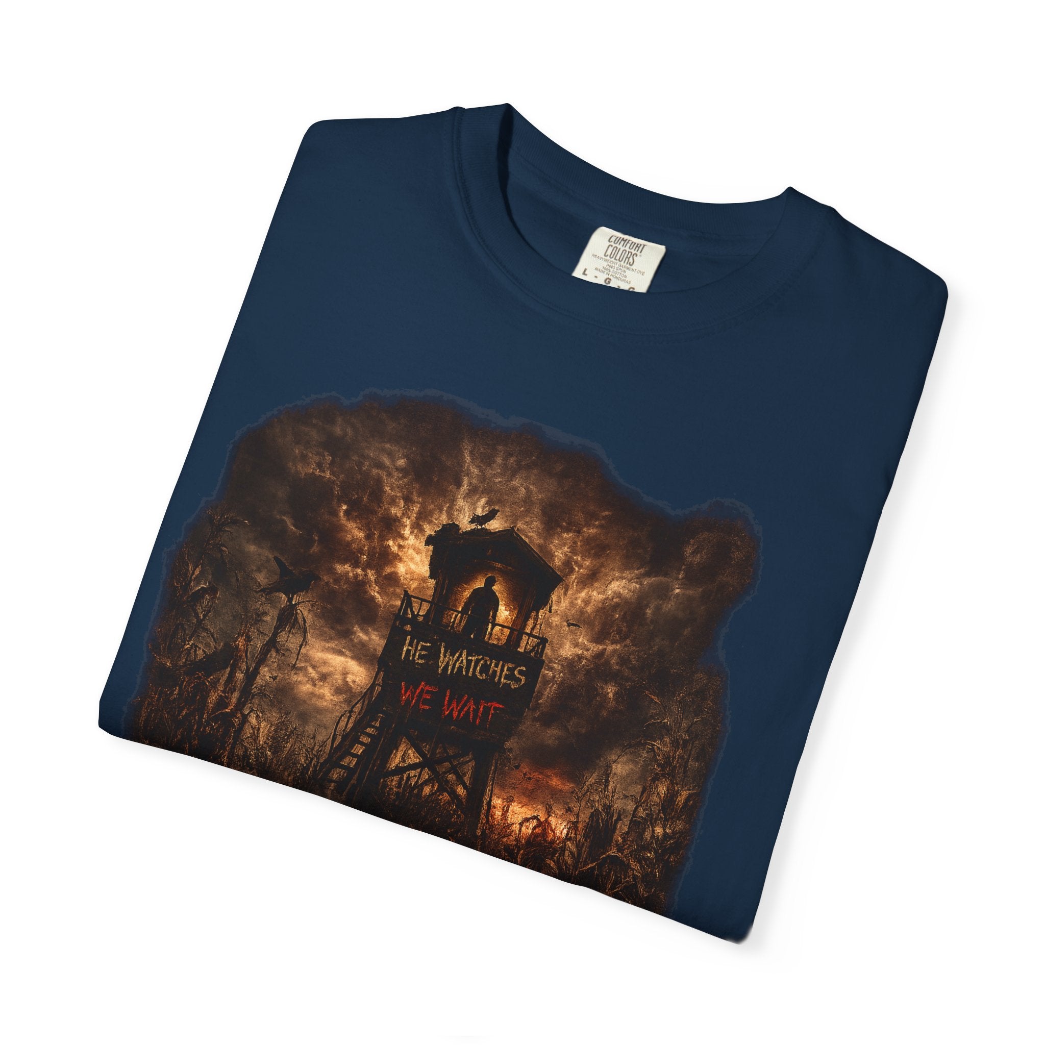 T-Shirt - Moody Forest Watchtower Graphic Tee (Midsommar Vibe)
