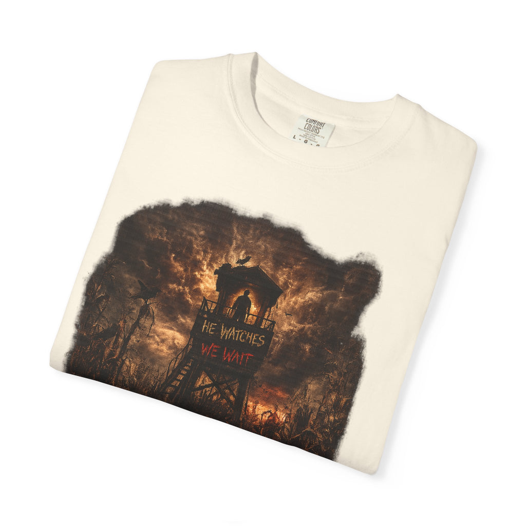 T-Shirt - Moody Forest Watchtower Graphic Tee (Midsommar Vibe)