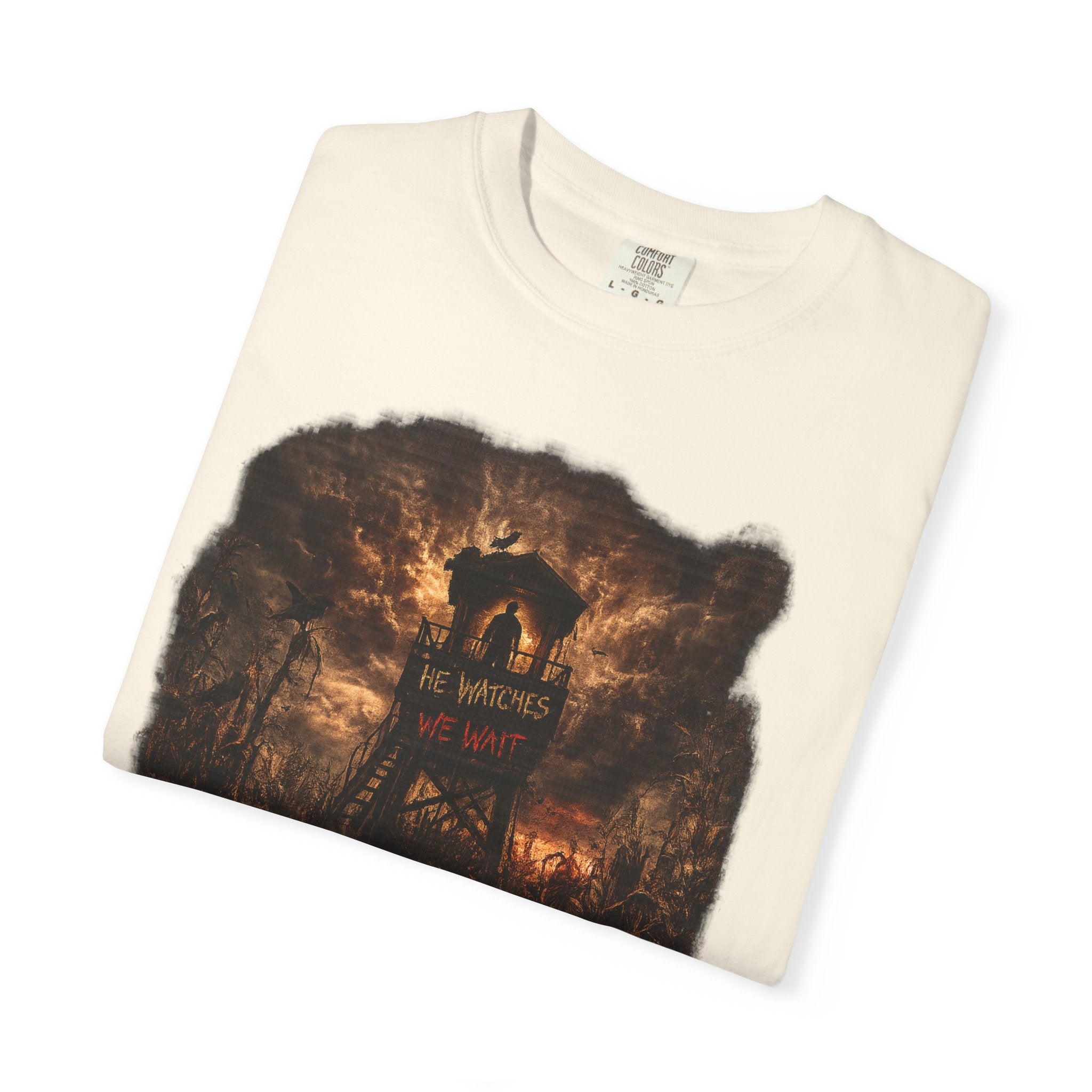 T-Shirt - Moody Forest Watchtower Graphic Tee (Midsommar Vibe)