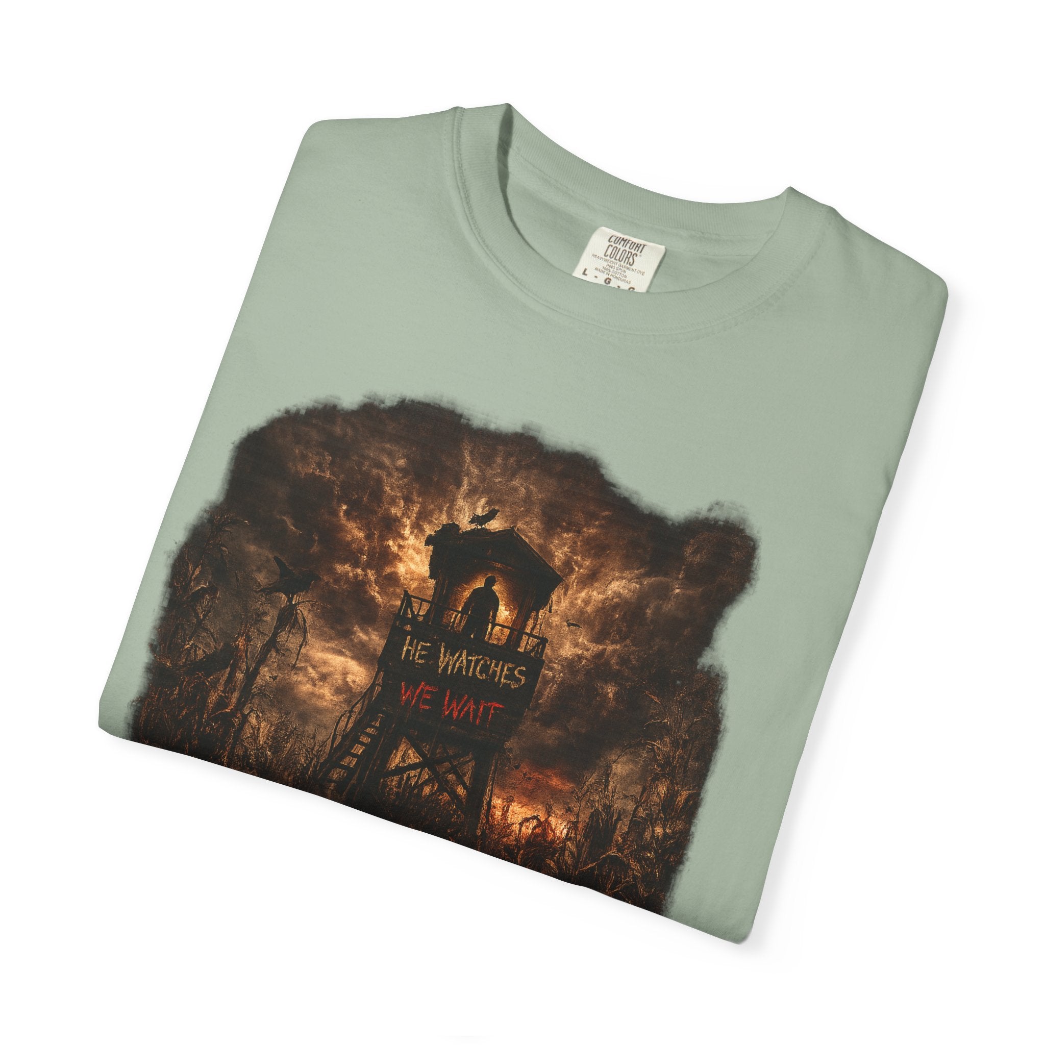 T-Shirt - Moody Forest Watchtower Graphic Tee (Midsommar Vibe)
