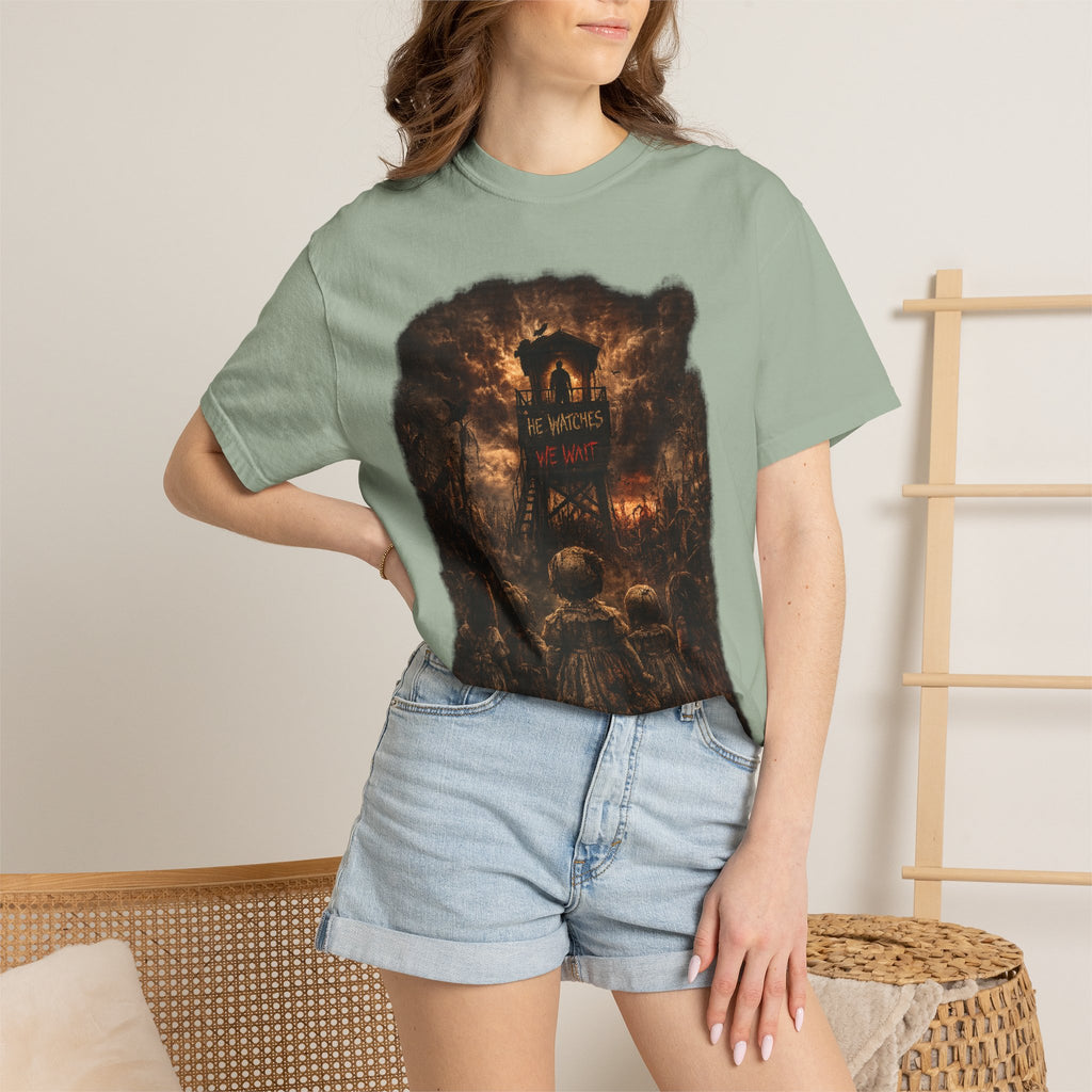 T-Shirt - Moody Forest Watchtower Graphic Tee (Midsommar Vibe)