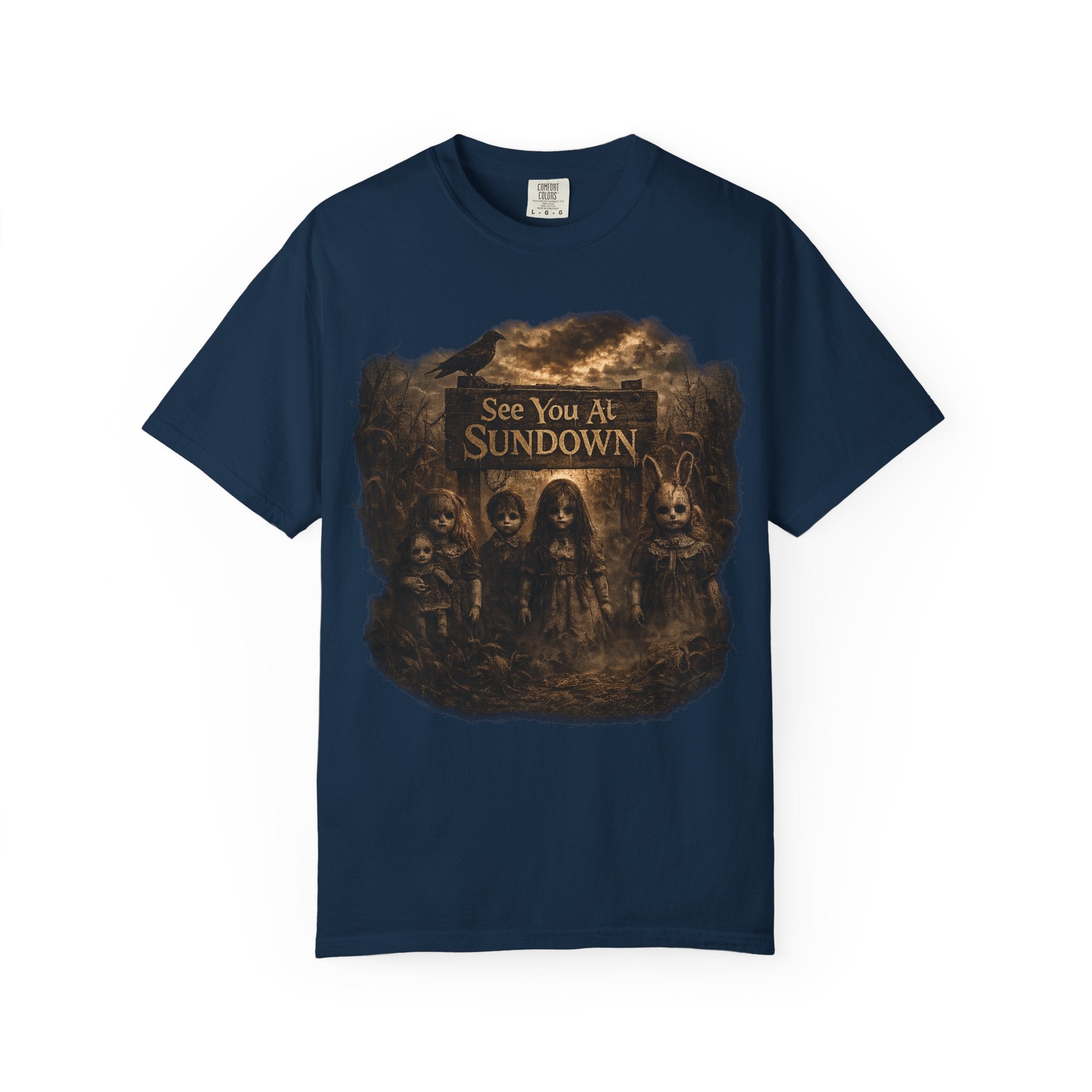 See You At Sundown T-Shirt — Gothic Horror Band Tee