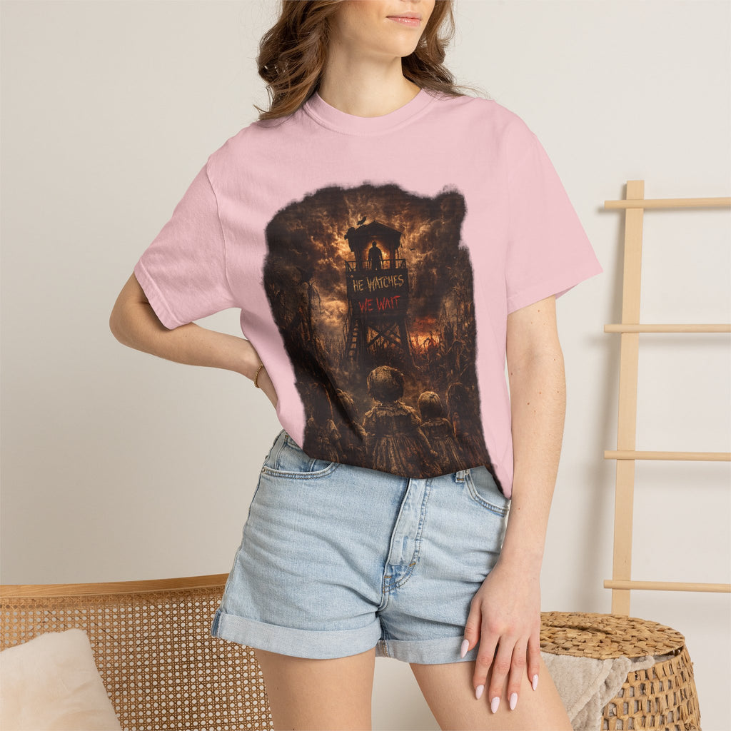 T-Shirt - Moody Forest Watchtower Graphic Tee (Midsommar Vibe)
