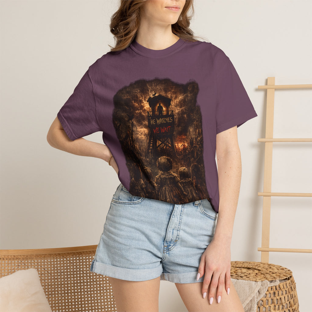 T-Shirt - Moody Forest Watchtower Graphic Tee (Midsommar Vibe)