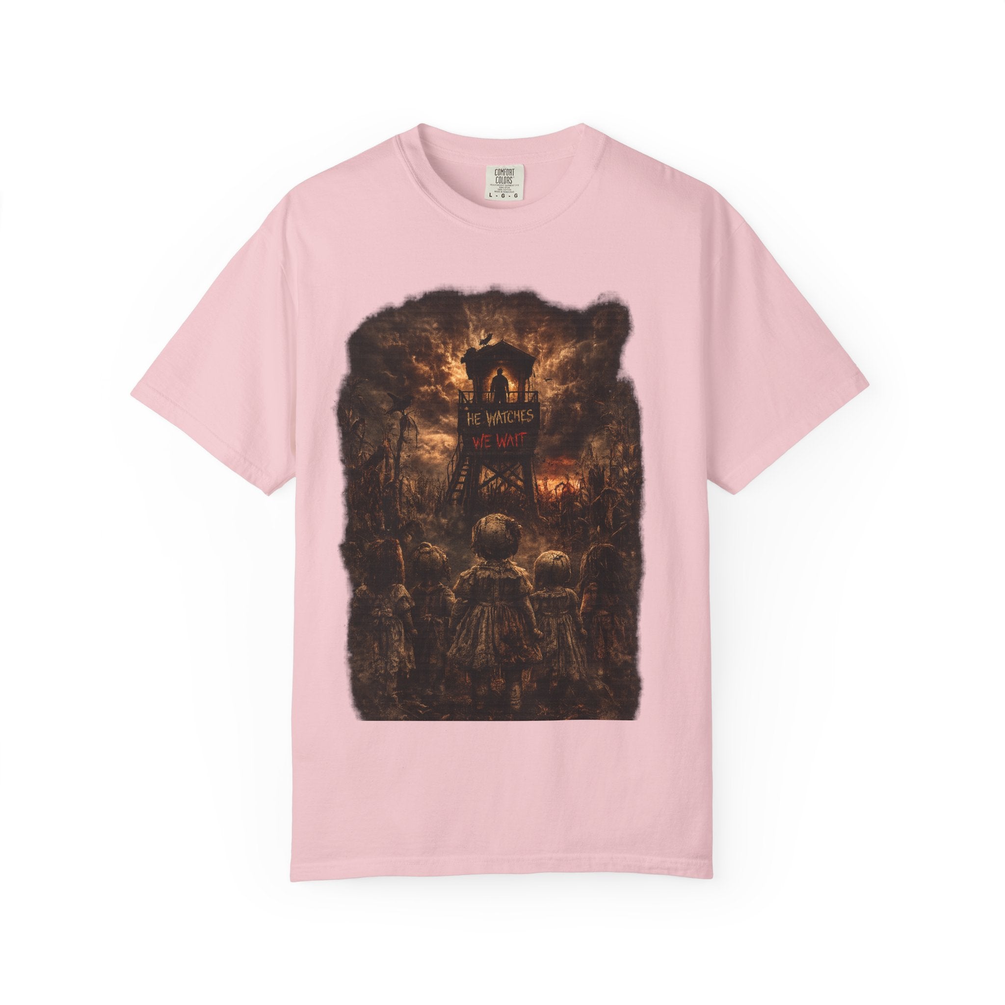 T-Shirt - Moody Forest Watchtower Graphic Tee (Midsommar Vibe)