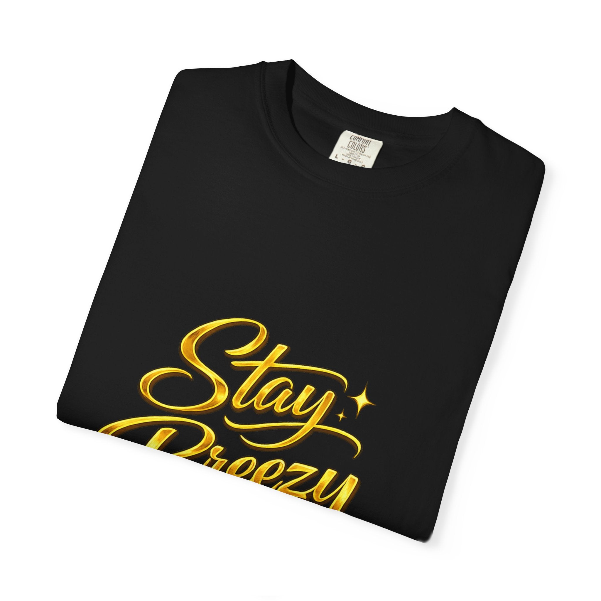 Stay Breezy T-Shirt — Vintage Script Graphic Tee