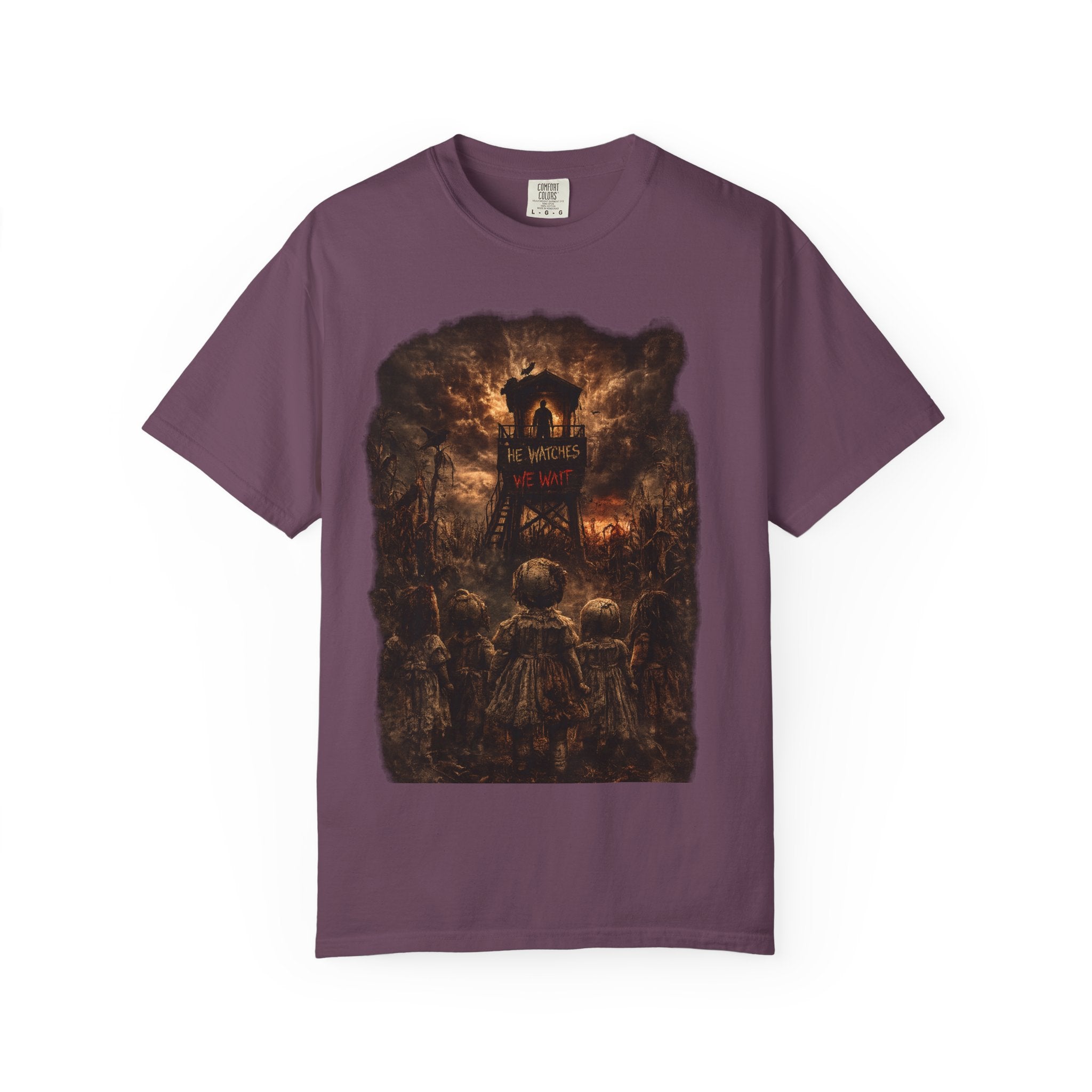 T-Shirt - Moody Forest Watchtower Graphic Tee (Midsommar Vibe)