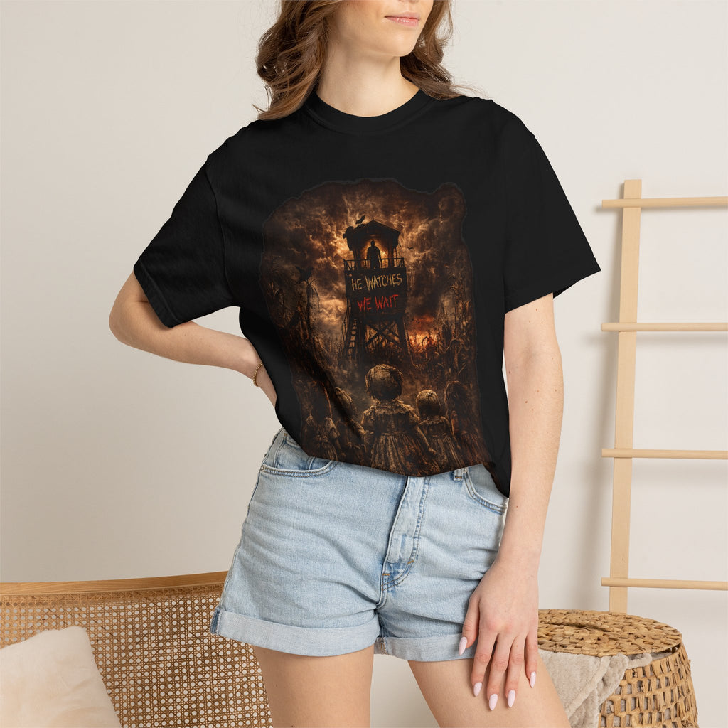 T-Shirt - Moody Forest Watchtower Graphic Tee (Midsommar Vibe)