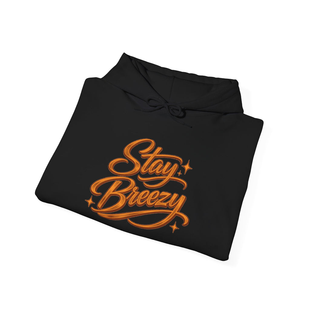 Stay Breezy After Dark — Front & Back Graphic Hoodie