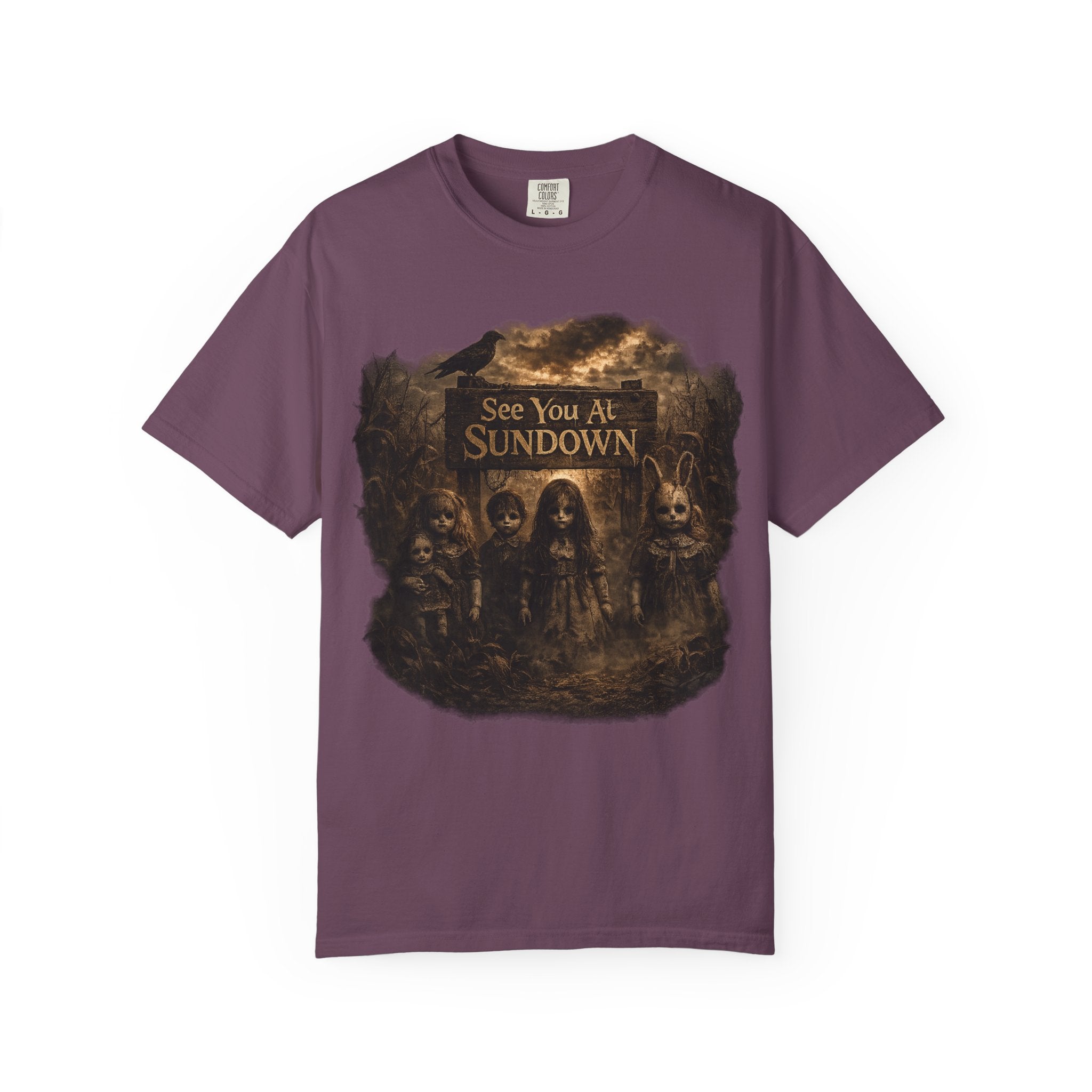 See You At Sundown T-Shirt — Gothic Horror Band Tee