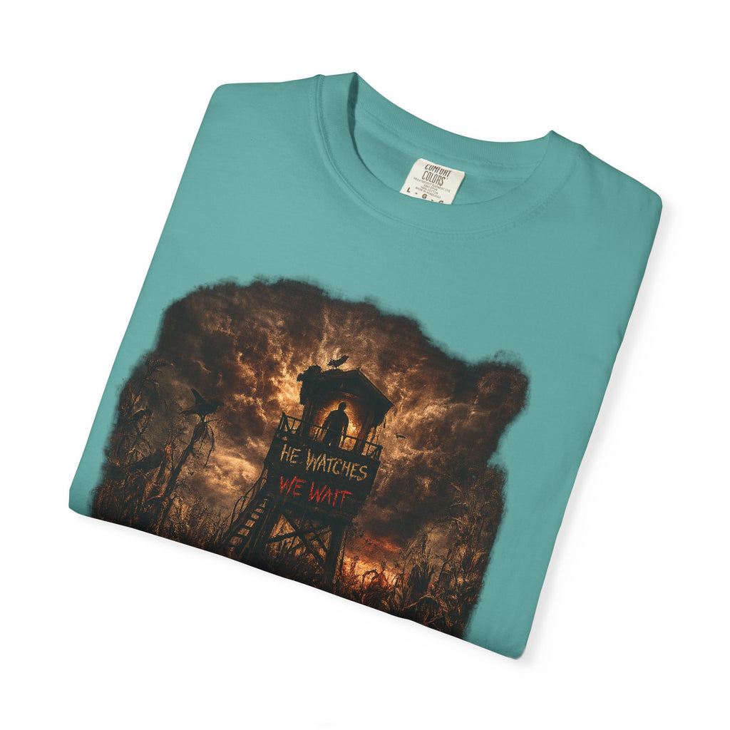 T-Shirt - Moody Forest Watchtower Graphic Tee (Midsommar Vibe)