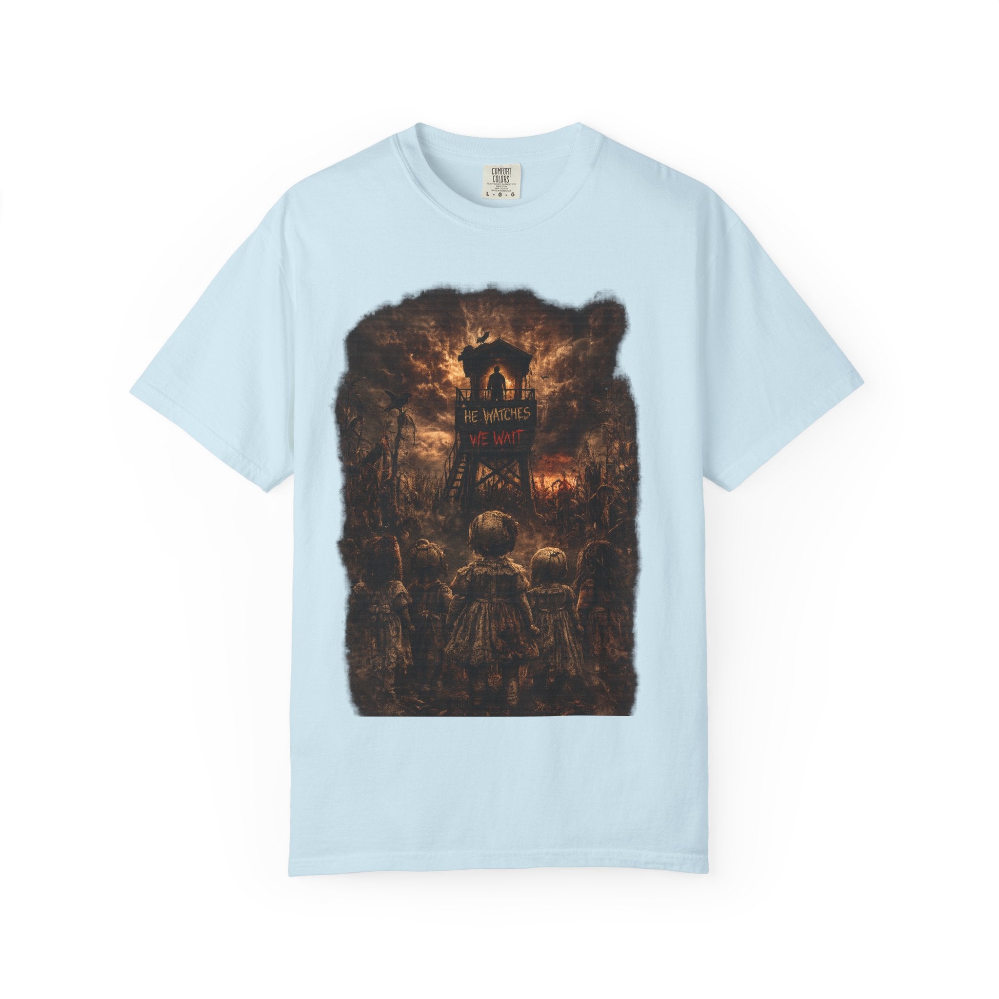 T-Shirt - Moody Forest Watchtower Graphic Tee (Midsommar Vibe)