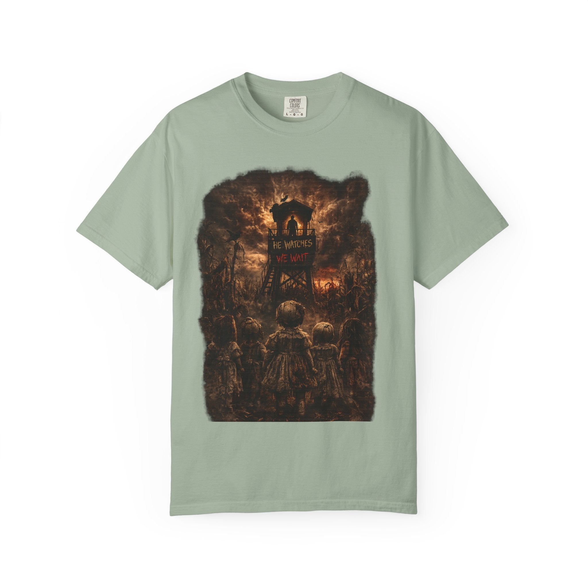 T-Shirt - Moody Forest Watchtower Graphic Tee (Midsommar Vibe)
