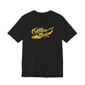 Offline Mode T‑Shirt — Gold Script Travel Tee