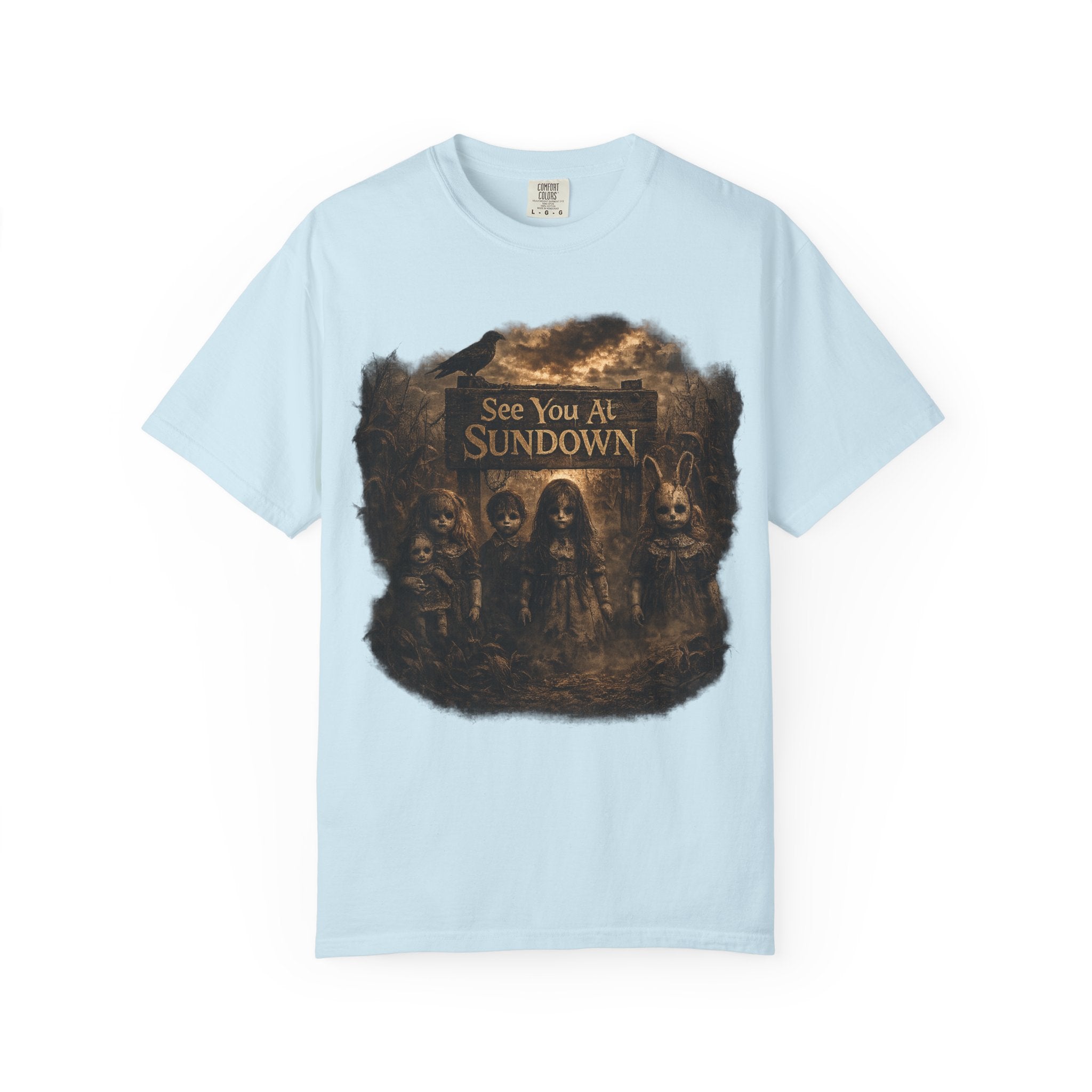 See You At Sundown T-Shirt — Gothic Horror Band Tee