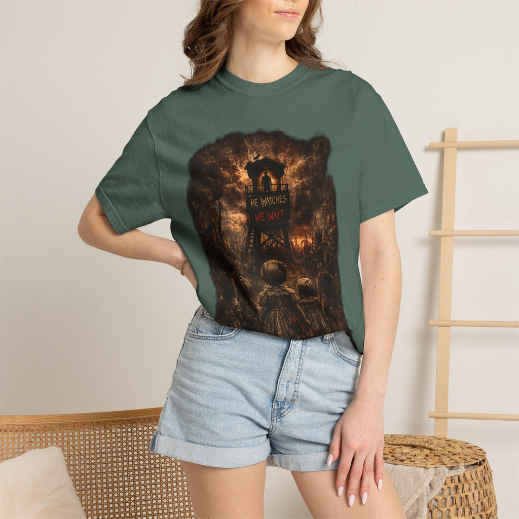 T-Shirt - Moody Forest Watchtower Graphic Tee (Midsommar Vibe)