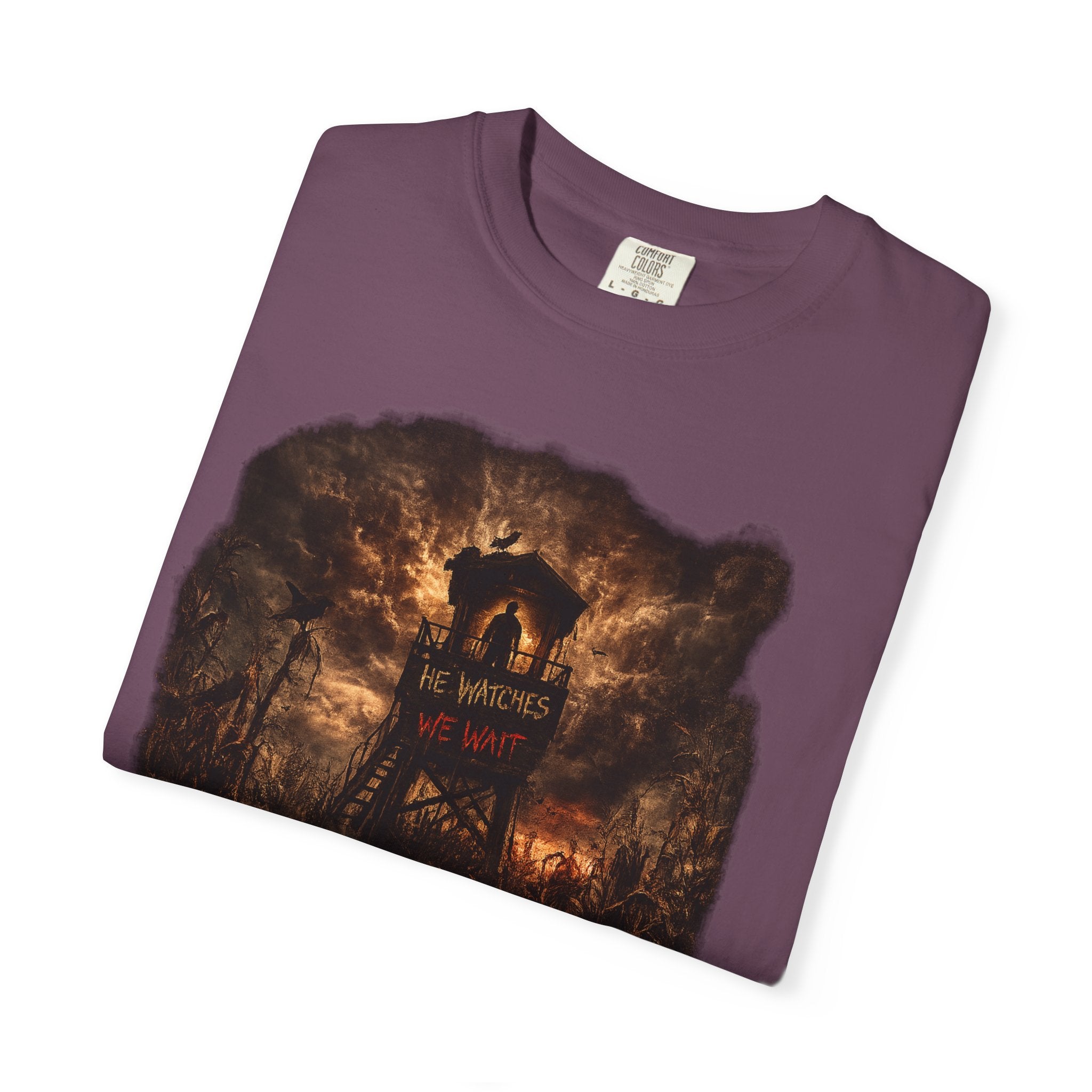 T-Shirt - Moody Forest Watchtower Graphic Tee (Midsommar Vibe)