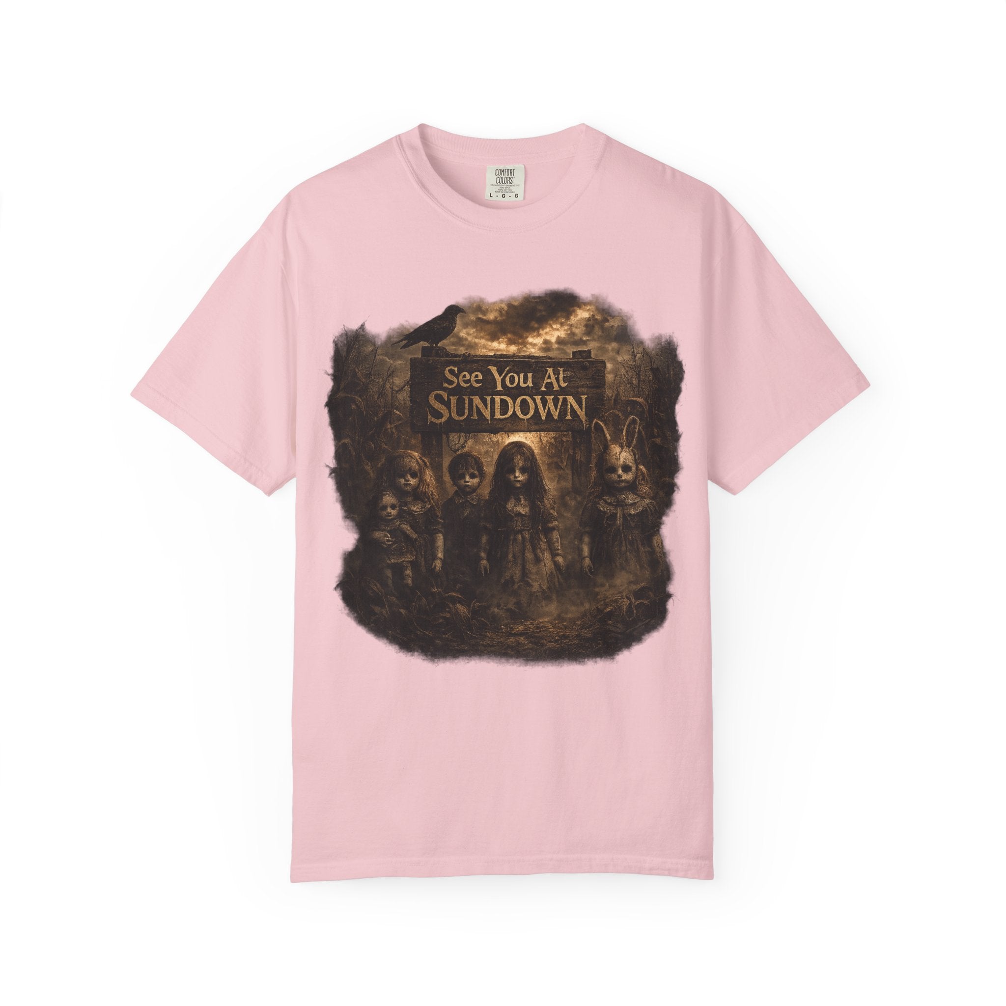 See You At Sundown T-Shirt — Gothic Horror Band Tee