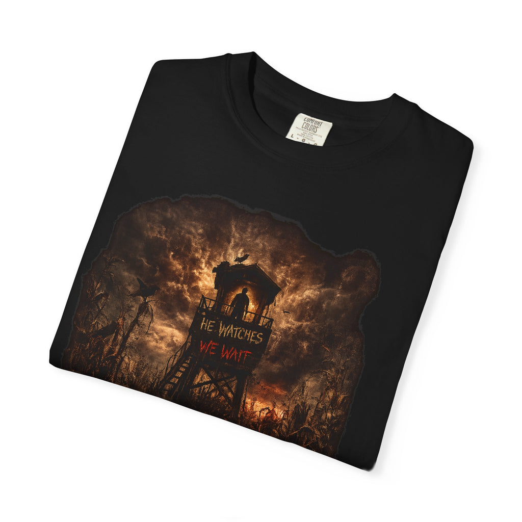T-Shirt - Moody Forest Watchtower Graphic Tee (Midsommar Vibe)