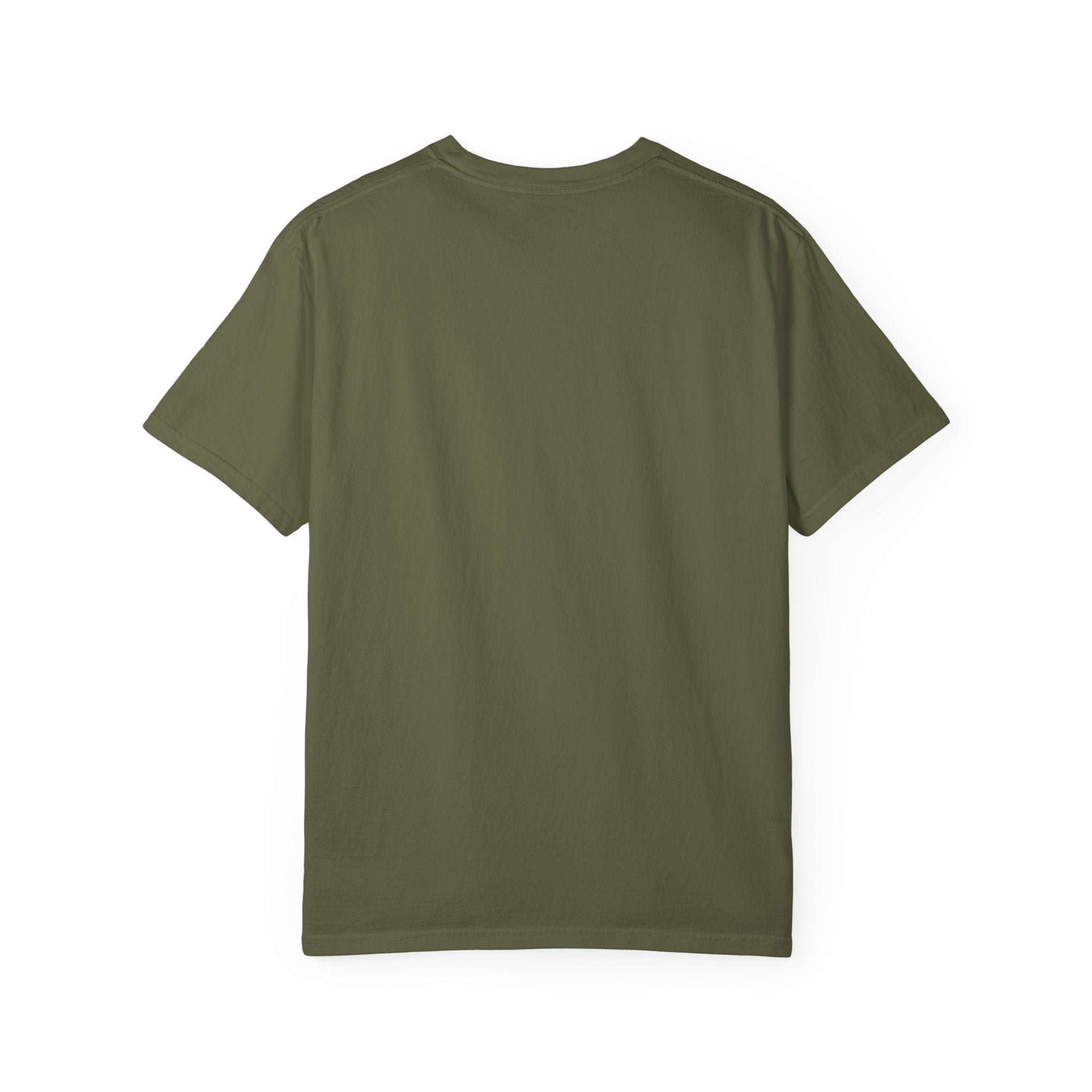 Peace Over Pressure tee | Hand-lettered script, yellow gold typography