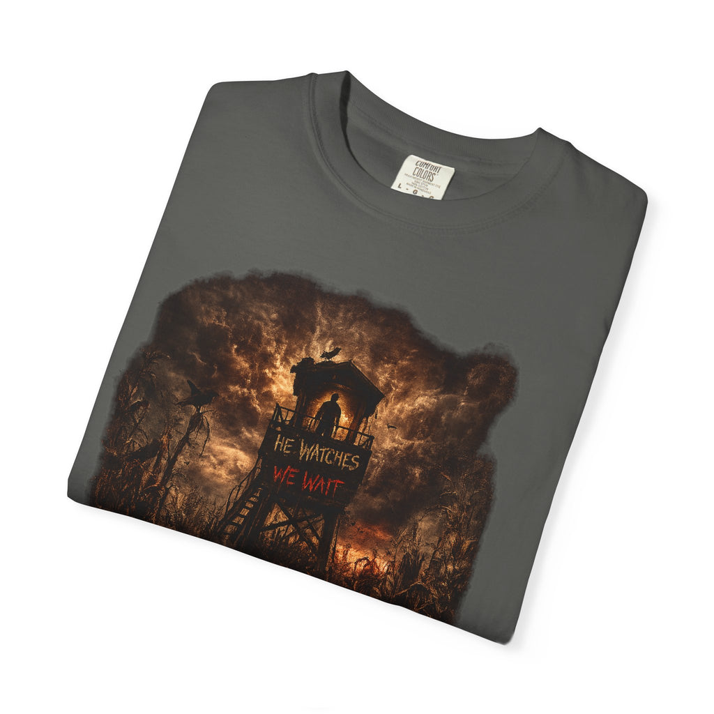 T-Shirt - Moody Forest Watchtower Graphic Tee (Midsommar Vibe)