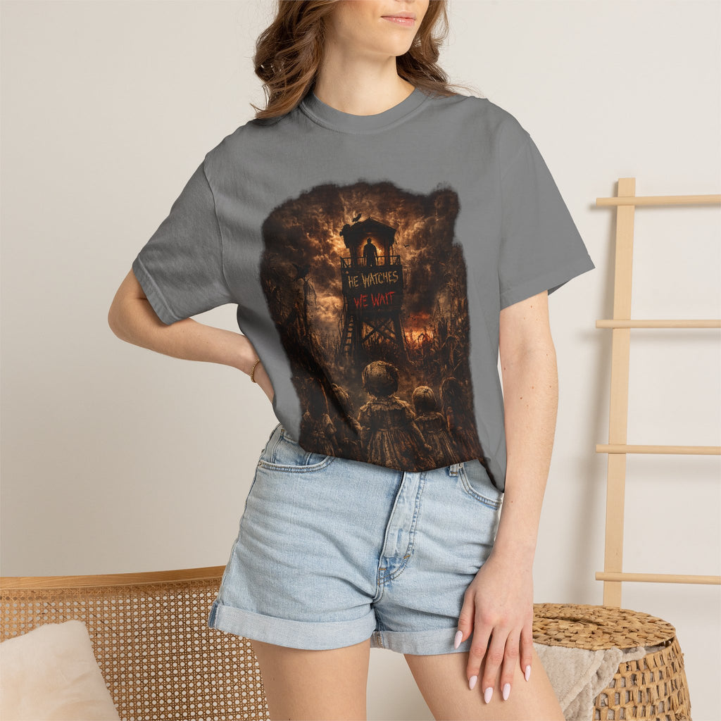T-Shirt - Moody Forest Watchtower Graphic Tee (Midsommar Vibe)