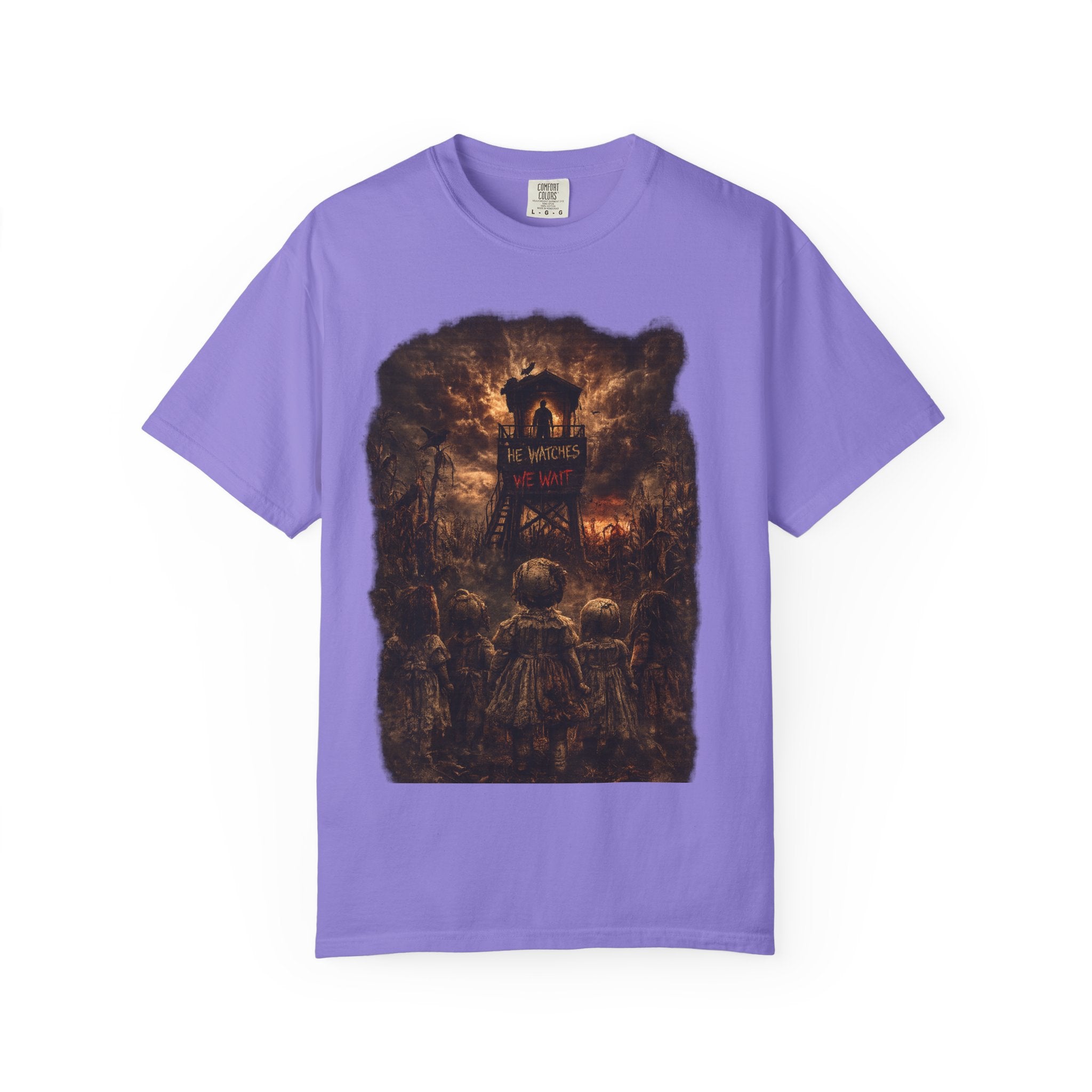 T-Shirt - Moody Forest Watchtower Graphic Tee (Midsommar Vibe)