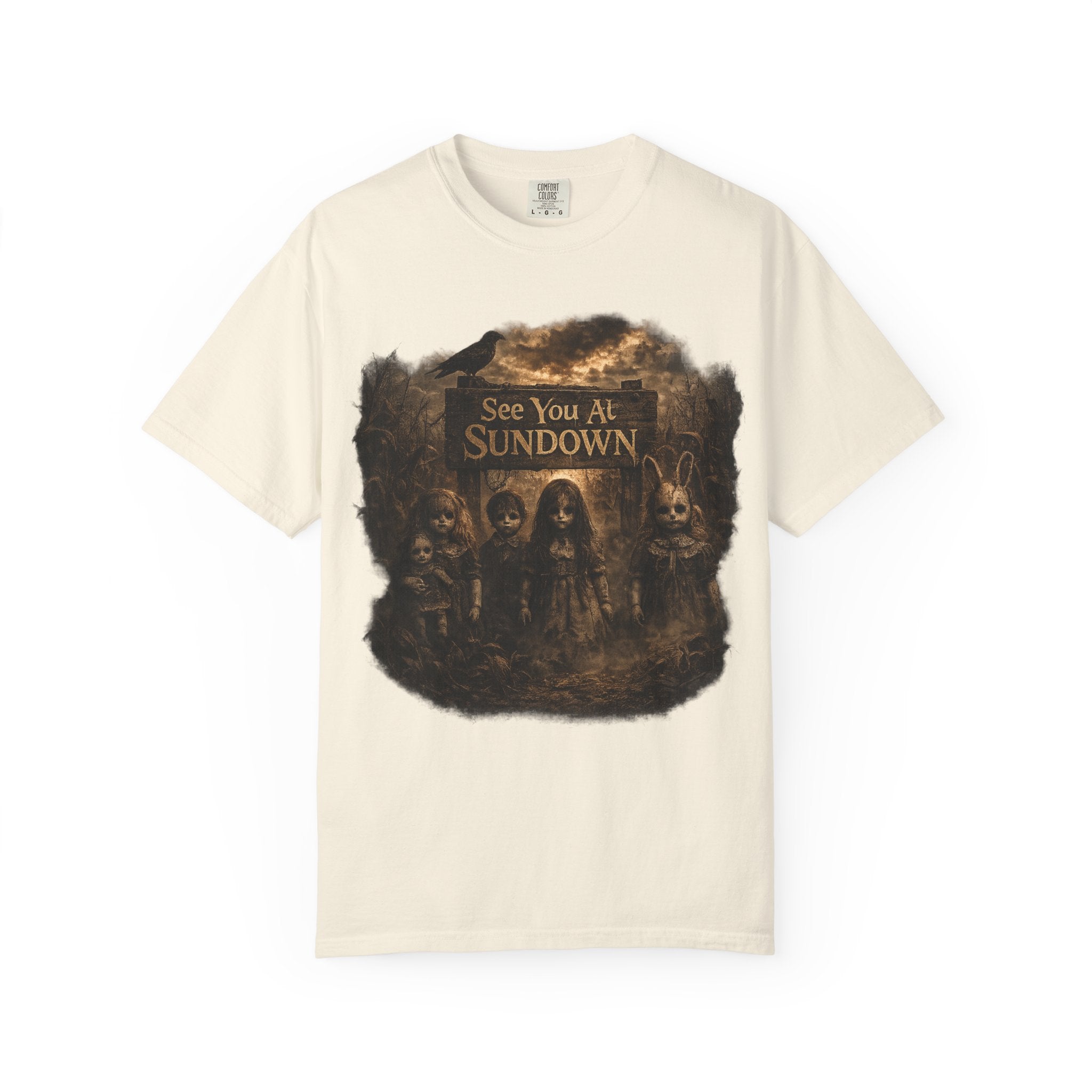 See You At Sundown T-Shirt — Gothic Horror Band Tee