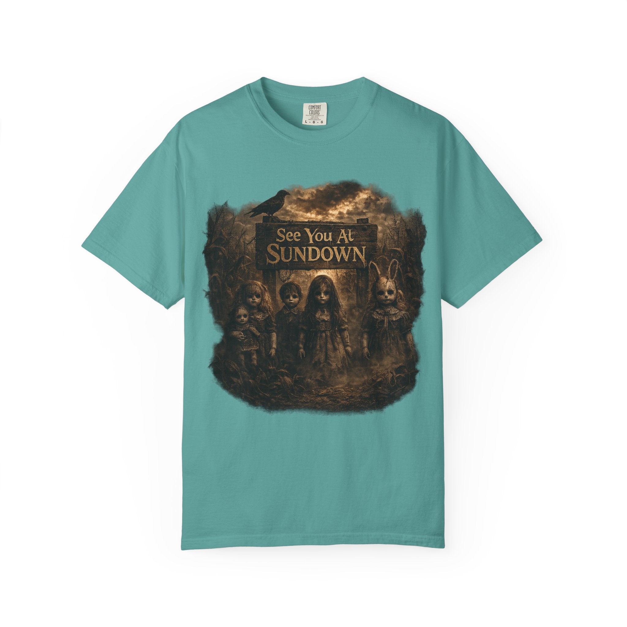 See You At Sundown T-Shirt — Gothic Horror Band Tee