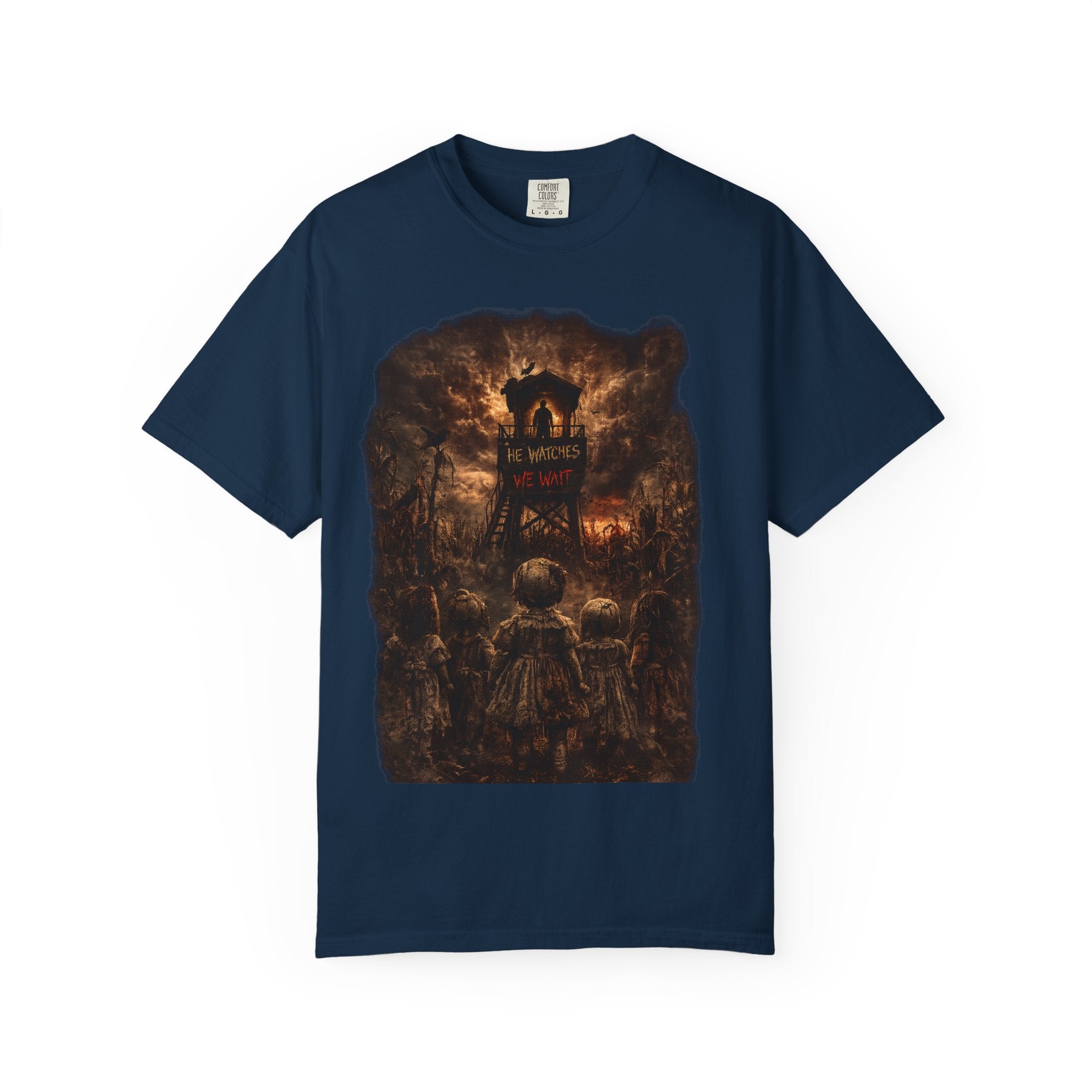 T-Shirt - Moody Forest Watchtower Graphic Tee (Midsommar Vibe)