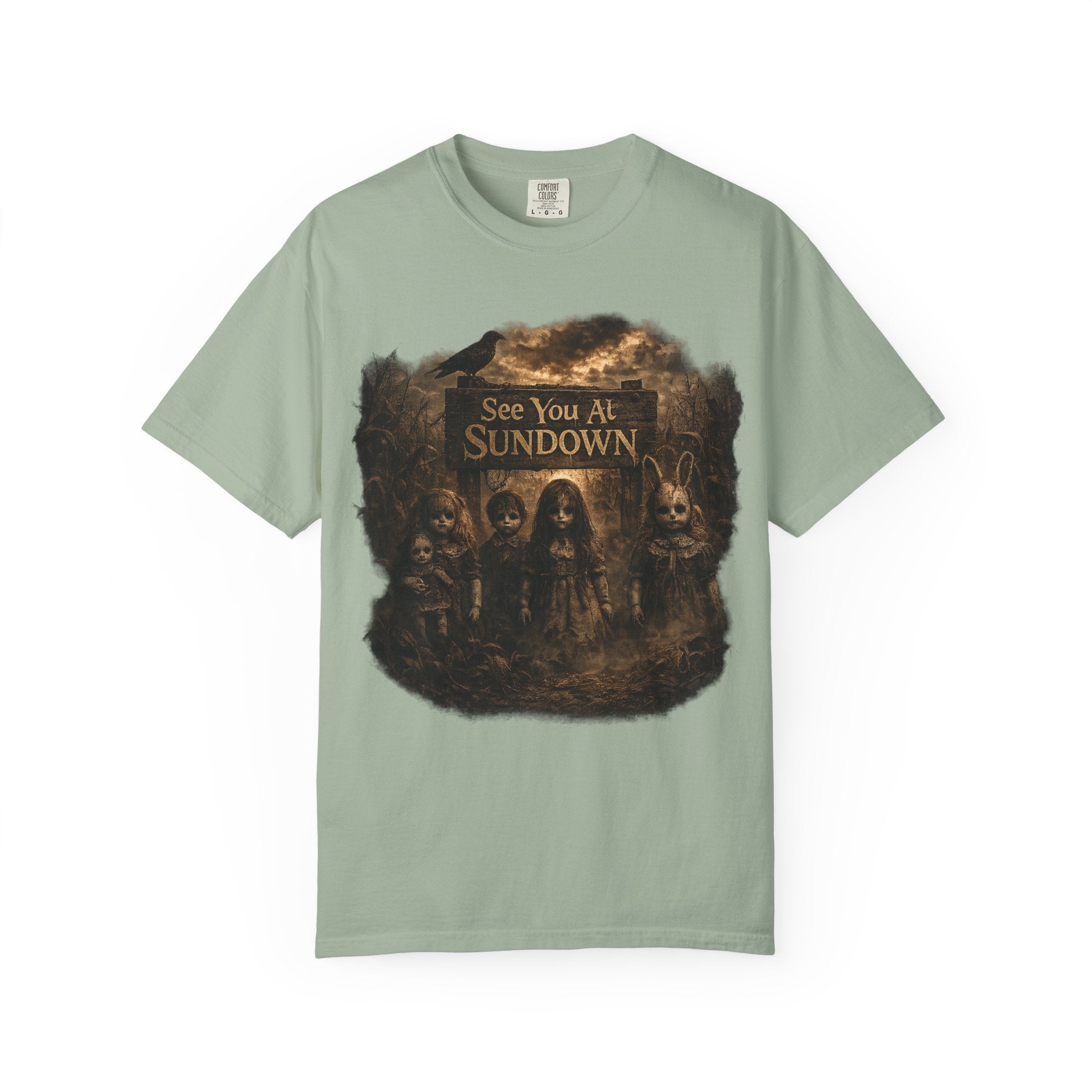 See You At Sundown T-Shirt — Gothic Horror Band Tee