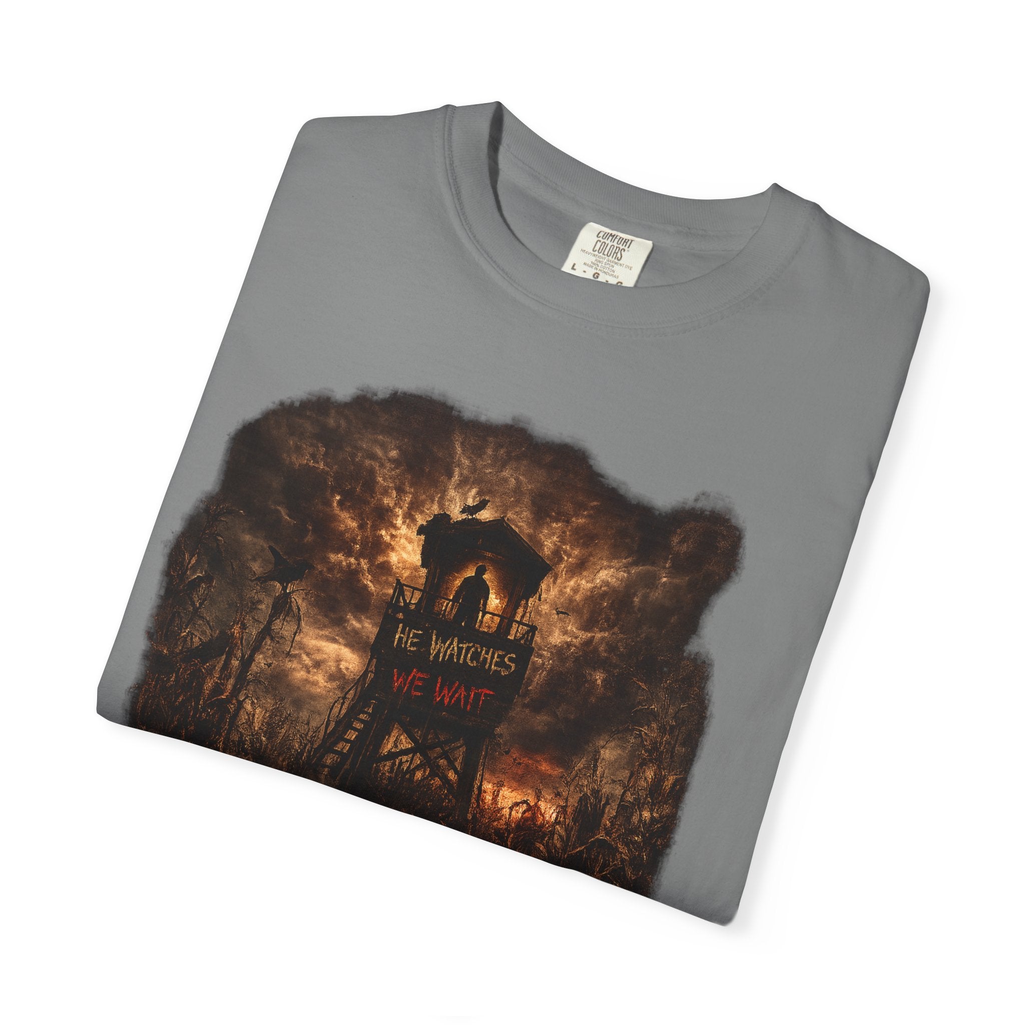 T-Shirt - Moody Forest Watchtower Graphic Tee (Midsommar Vibe)