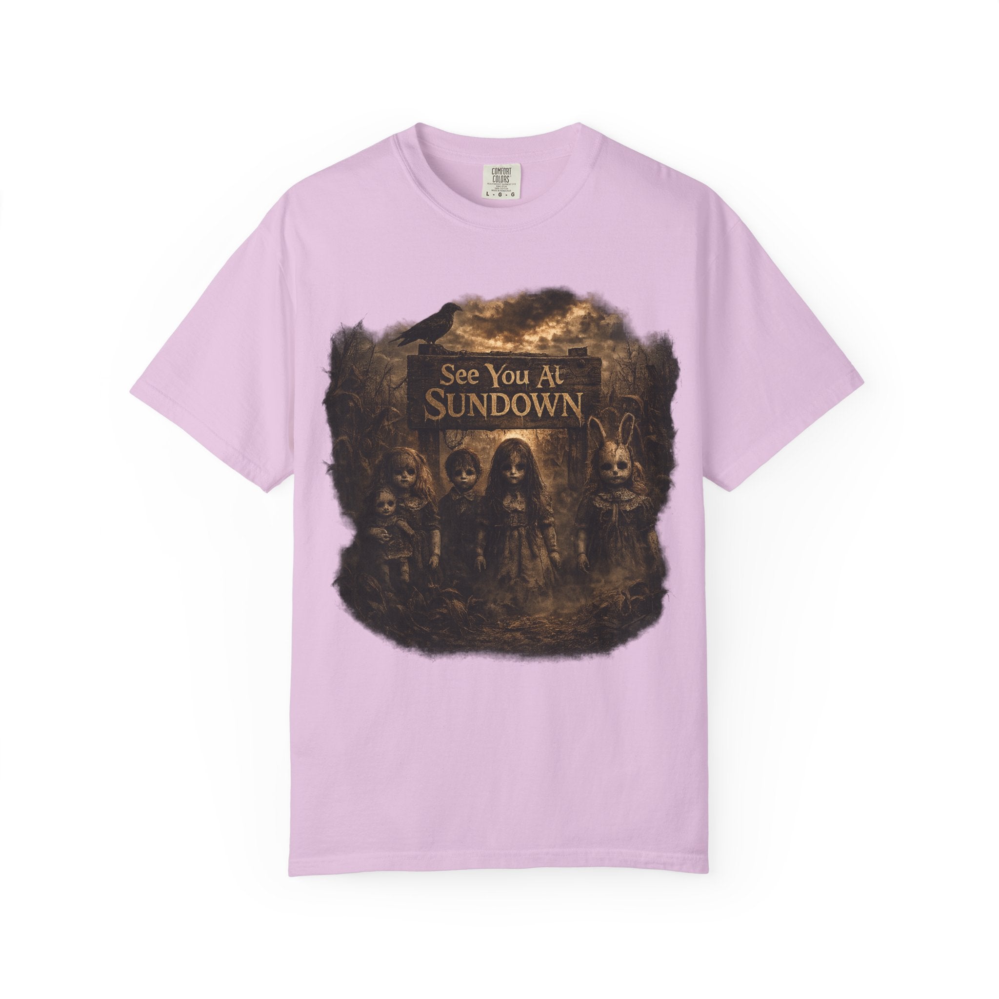 See You At Sundown T-Shirt — Gothic Horror Band Tee