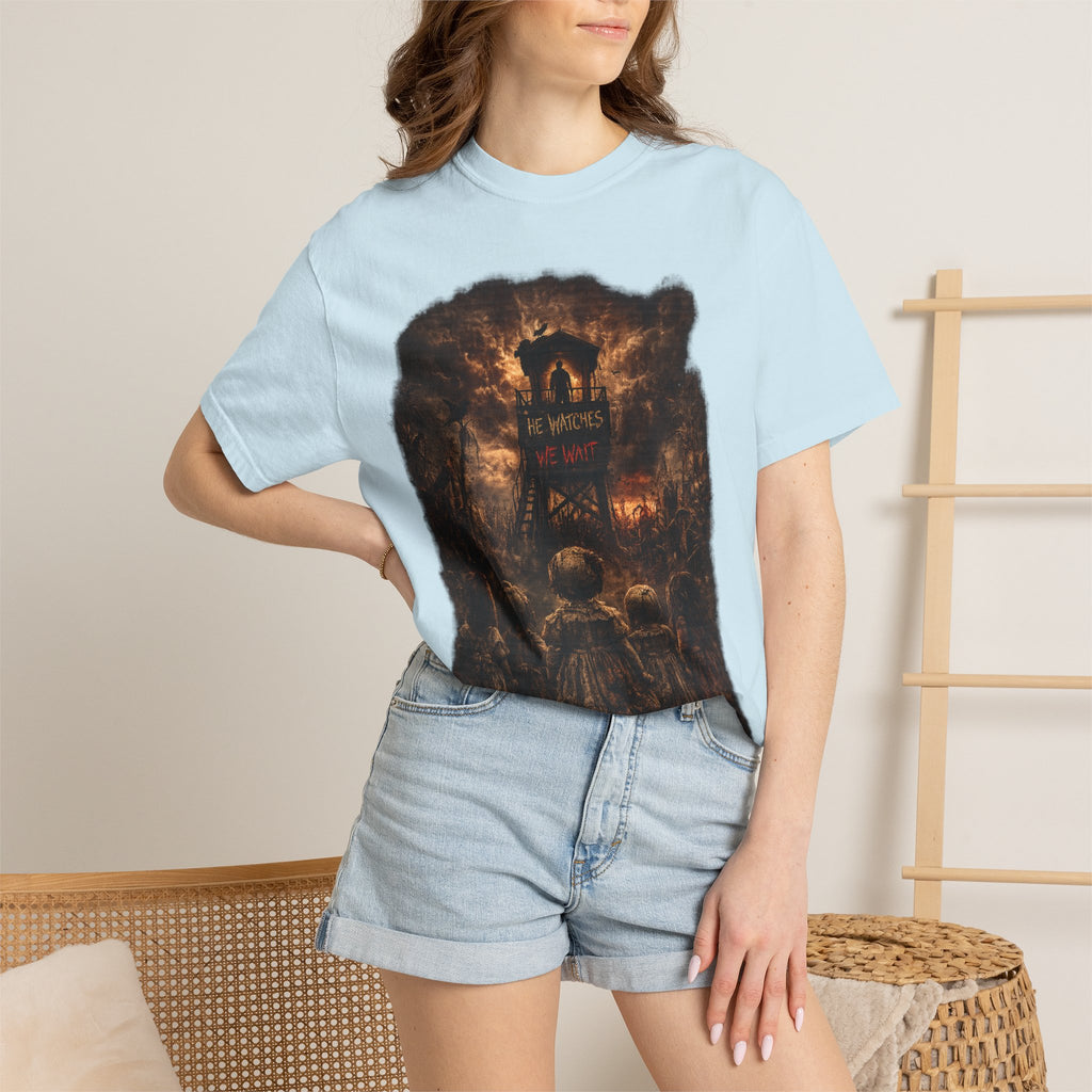 T-Shirt - Moody Forest Watchtower Graphic Tee (Midsommar Vibe)