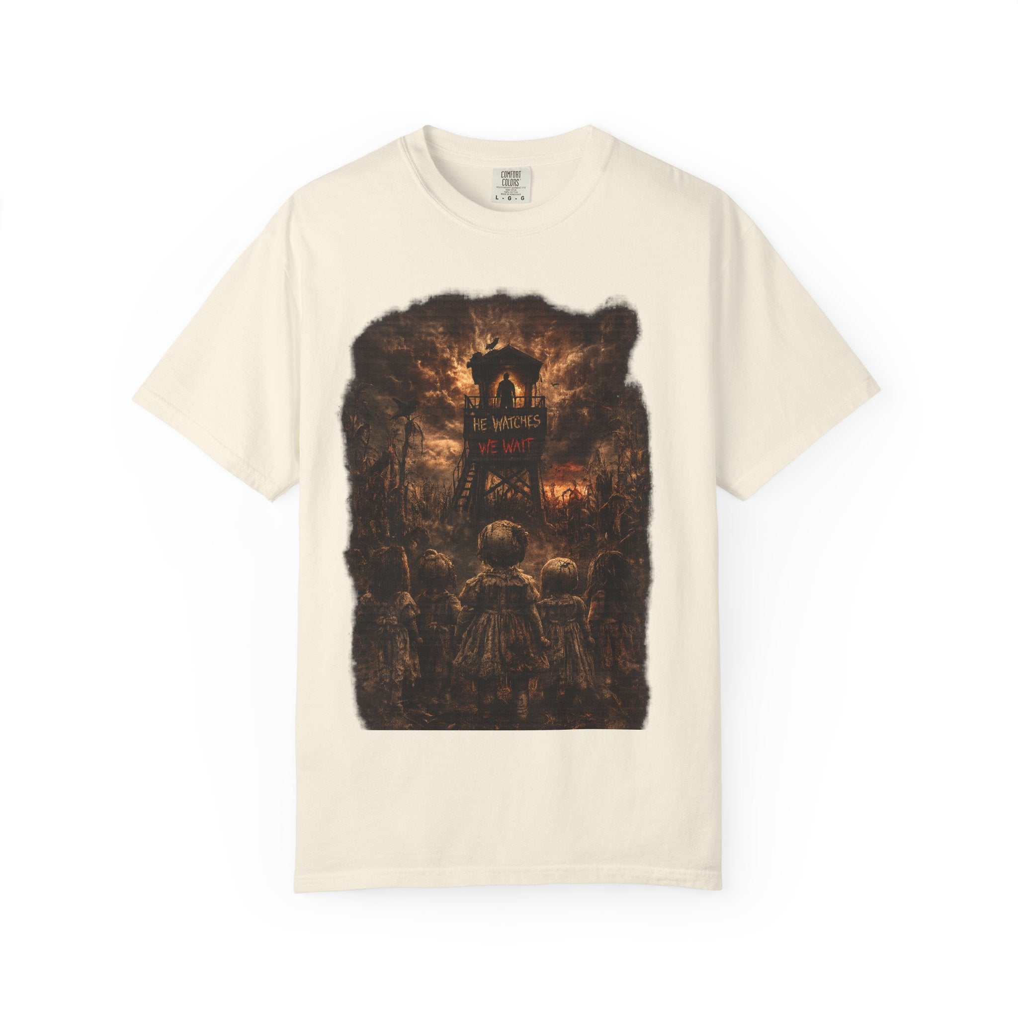 T-Shirt - Moody Forest Watchtower Graphic Tee (Midsommar Vibe)