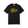 Just Breezy T-Shirt — Retro Script Graphic Tee