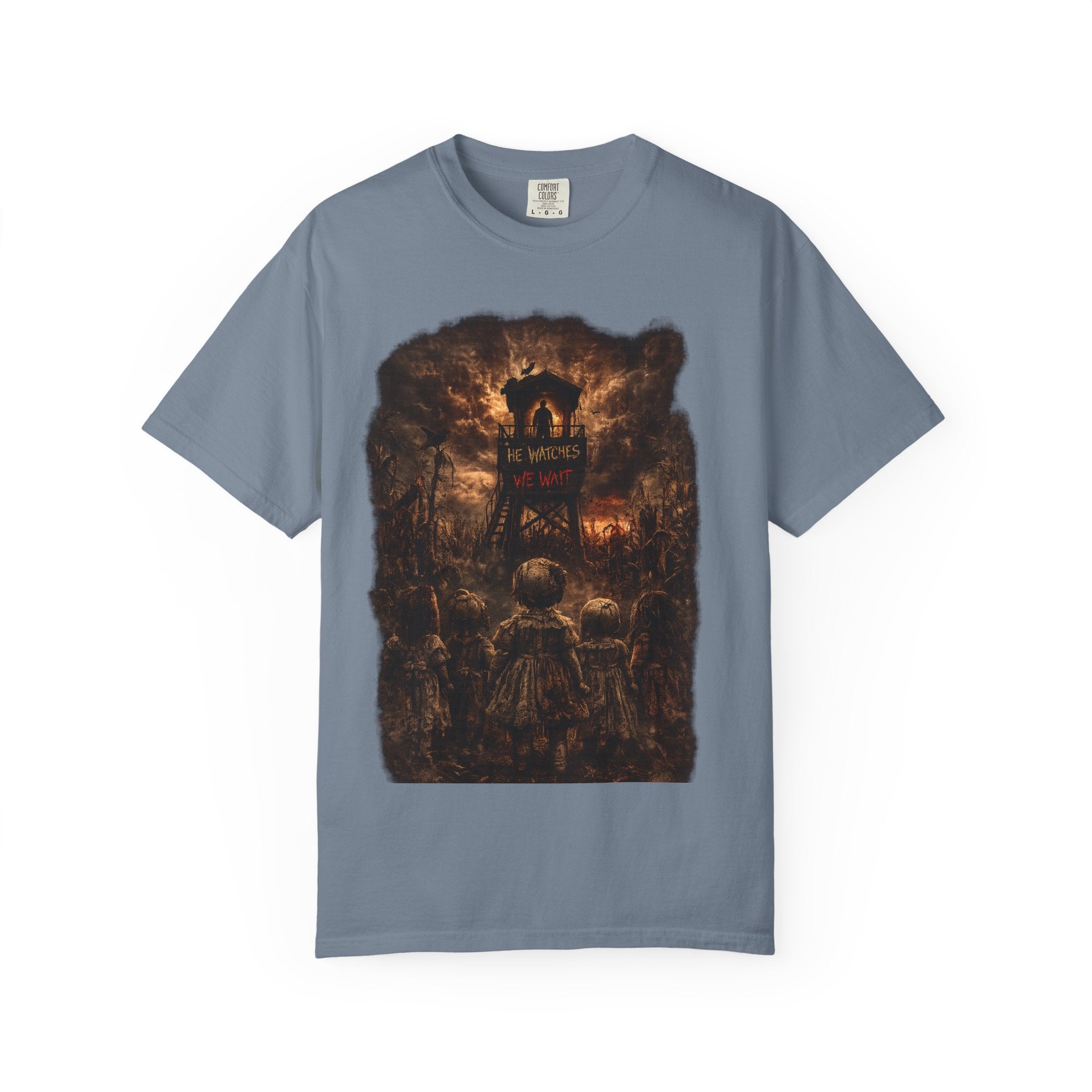 T-Shirt - Moody Forest Watchtower Graphic Tee (Midsommar Vibe)