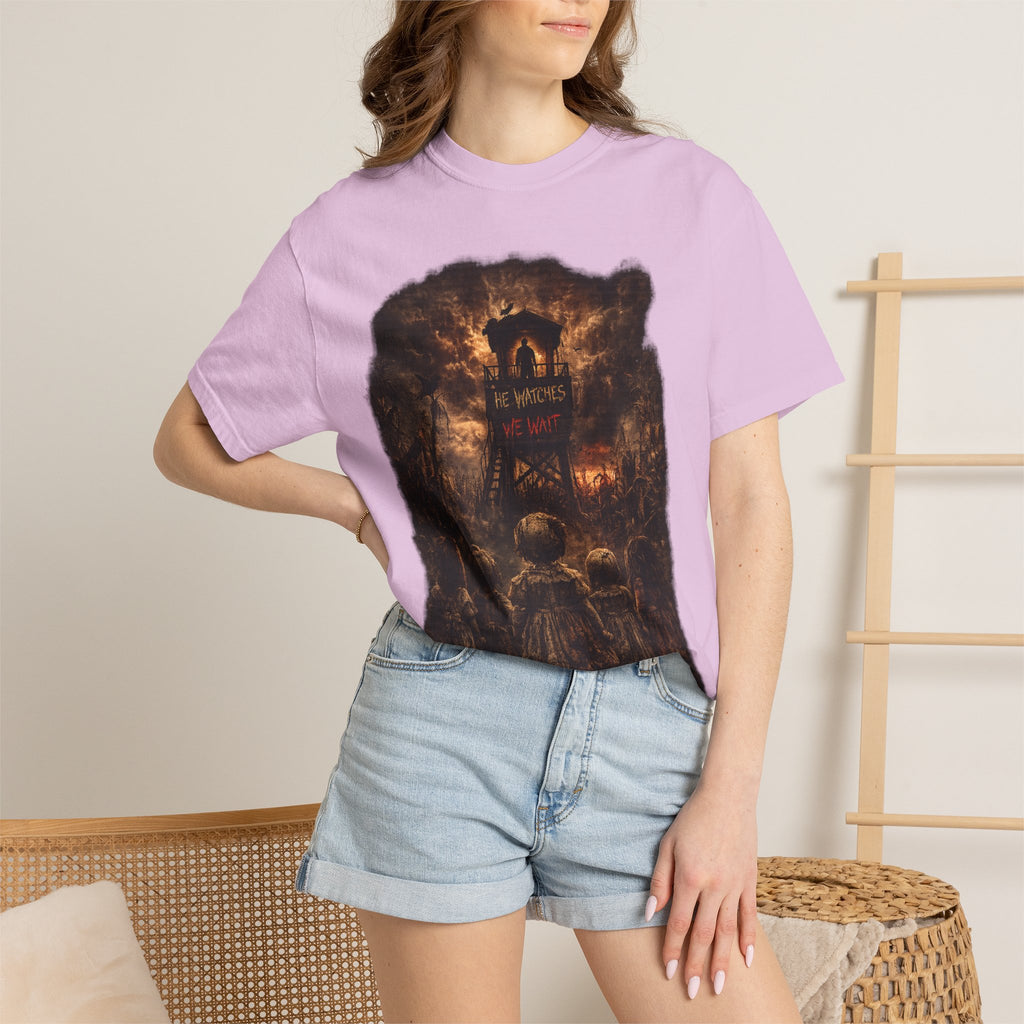 T-Shirt - Moody Forest Watchtower Graphic Tee (Midsommar Vibe)