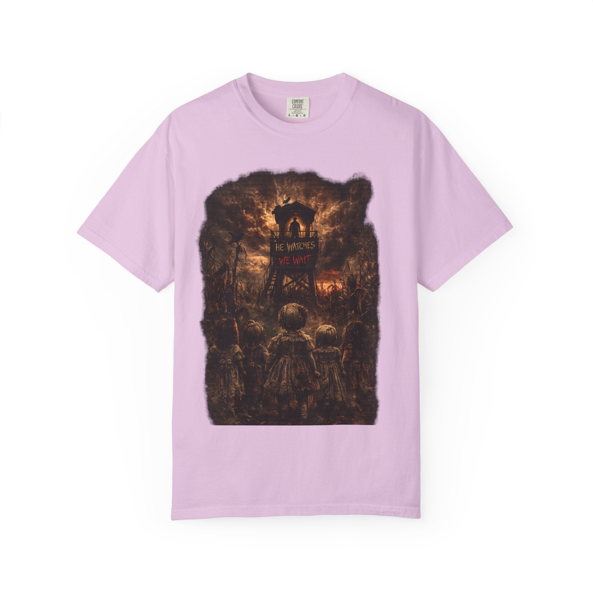 T-Shirt - Moody Forest Watchtower Graphic Tee (Midsommar Vibe)
