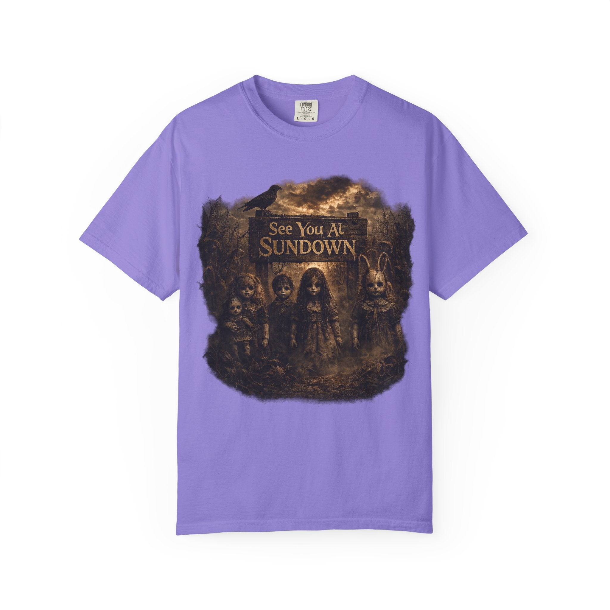 See You At Sundown T-Shirt — Gothic Horror Band Tee