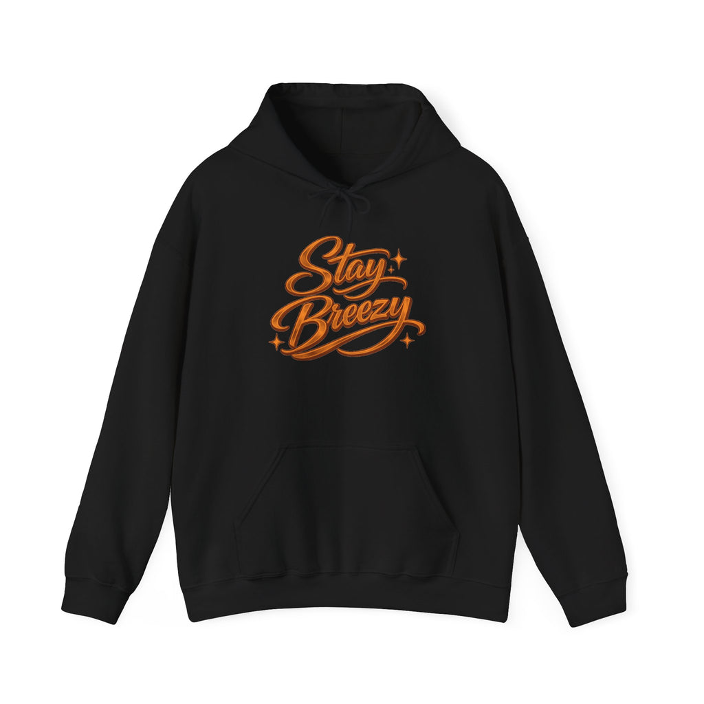 Stay Breezy After Dark — Front & Back Graphic Hoodie