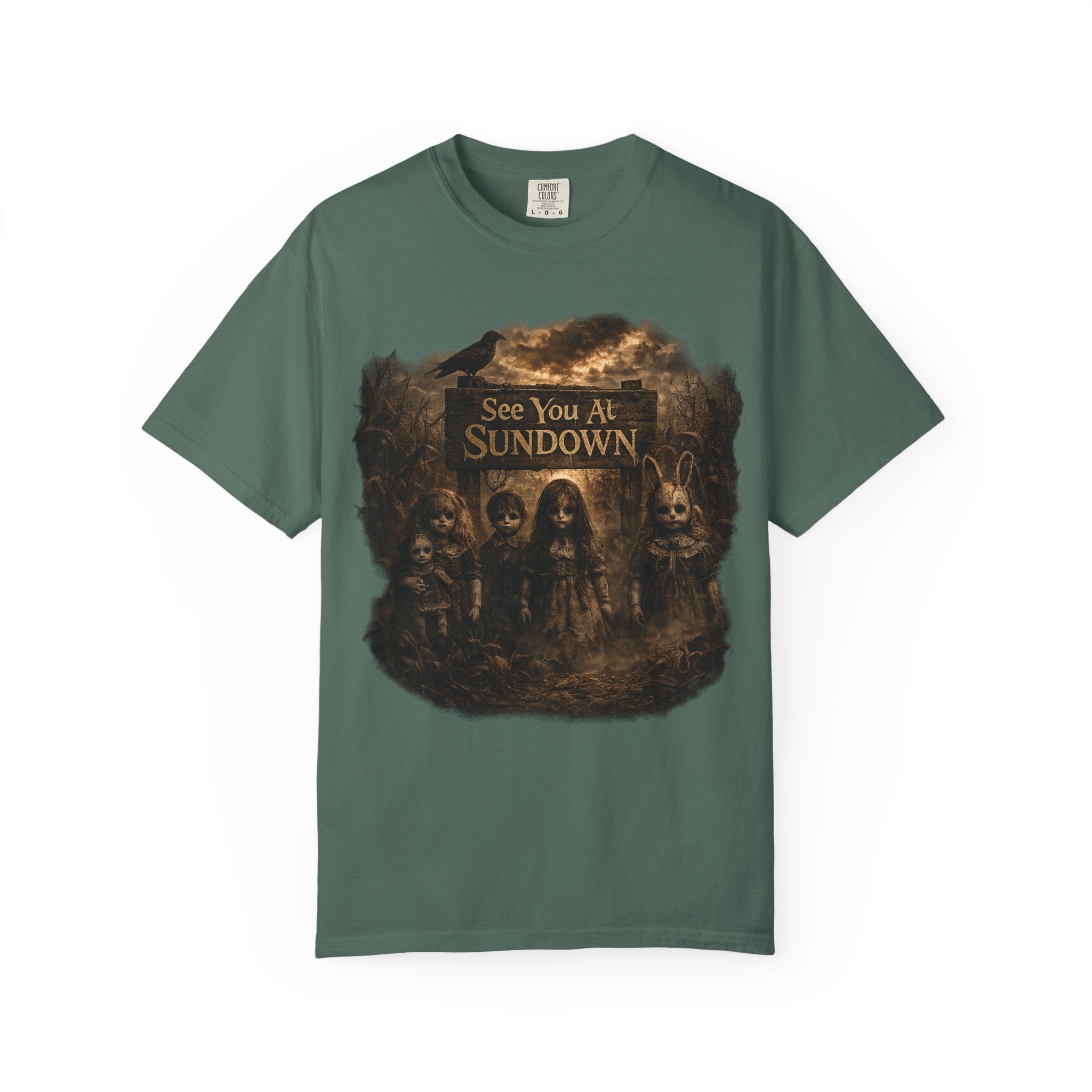 See You At Sundown T-Shirt — Gothic Horror Band Tee